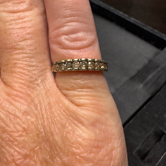 Champagne diamond 14k ring - Picture 5 of 11